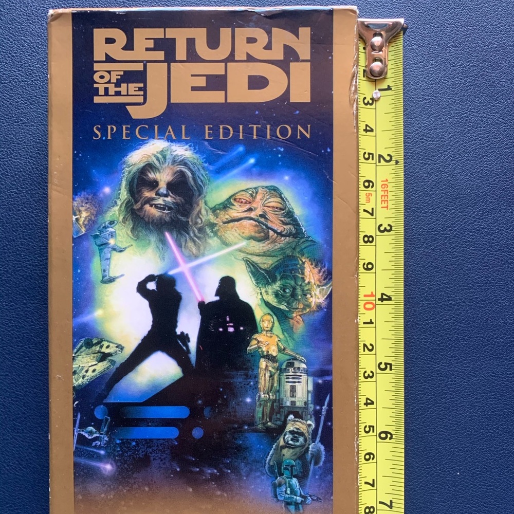 VHS special edition return of the Jedi digitally m